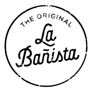 Logo de La Bañista, marca representada por BONISA